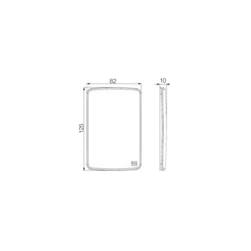 Placa Cega + Suporte 4x2 - Composé