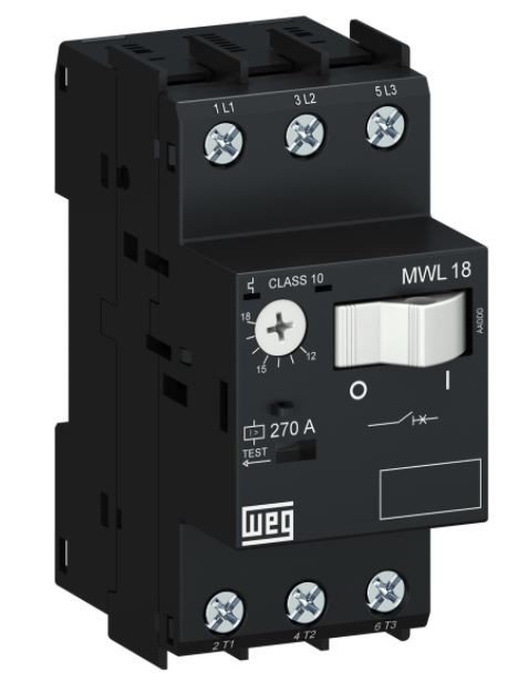 disjuntor motor weg mwl