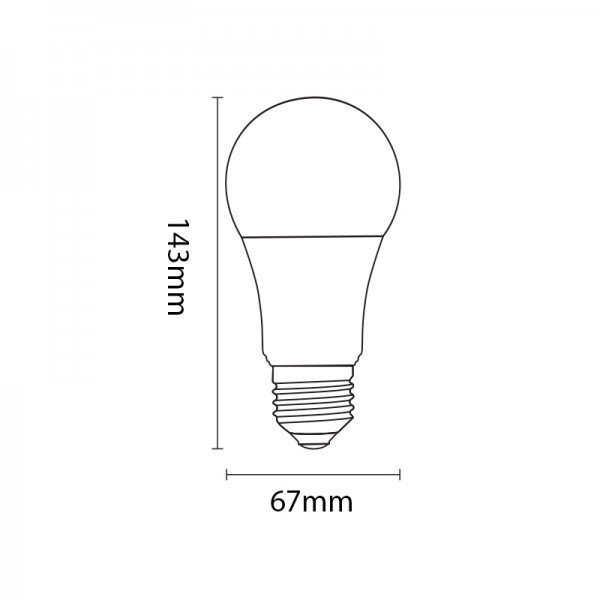 lampada led taschibra tkl 90 15w bivolt e27 2