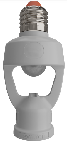 sensor de presenca soquete e27 xcontrol exatron