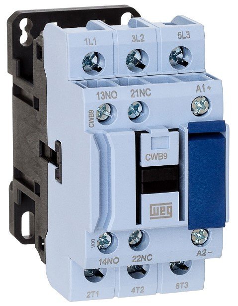 contator cwb weg azul 9a