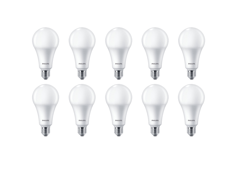 lampada led e27 bulbo 7w fria kit 10