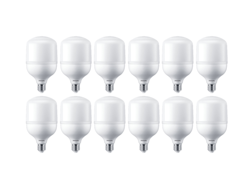 kit 12 lampadas led e27 bulbo philips luz fria 11w fria