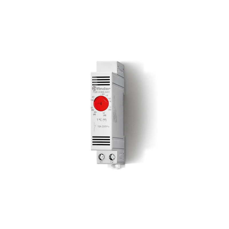 termostato de painel finder 7t 81 controle de aquecimento seletor vermelho