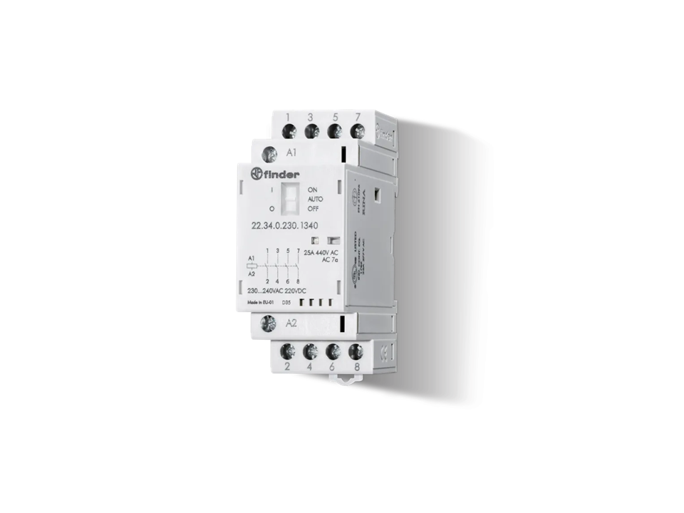 contator modular serie 22 34 finder 1