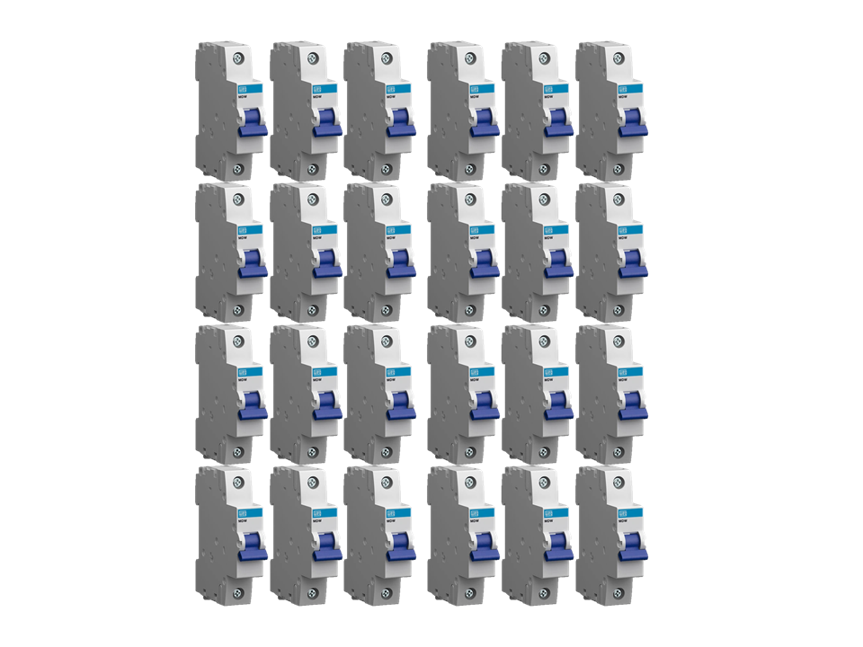 kit 24 minidisjuntor termomag mdw monopolar weg 1