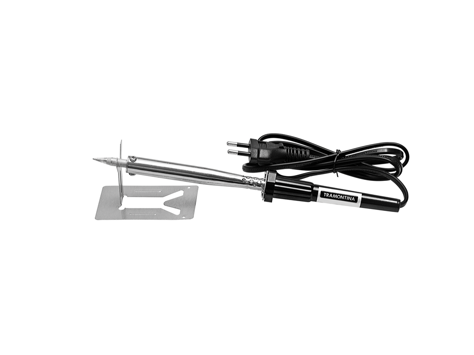 ferro de solda tramontina 70w 220 v com empunhadura plastica 43752507