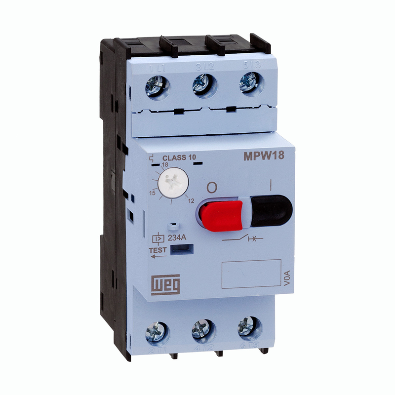 wdc disjuntores motores mpw18 12