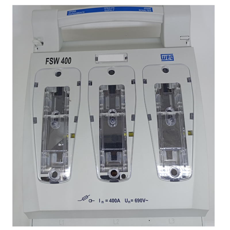 Chave Seccionadora Saca Fusivel NH02 400A Tripolar FSW WEG